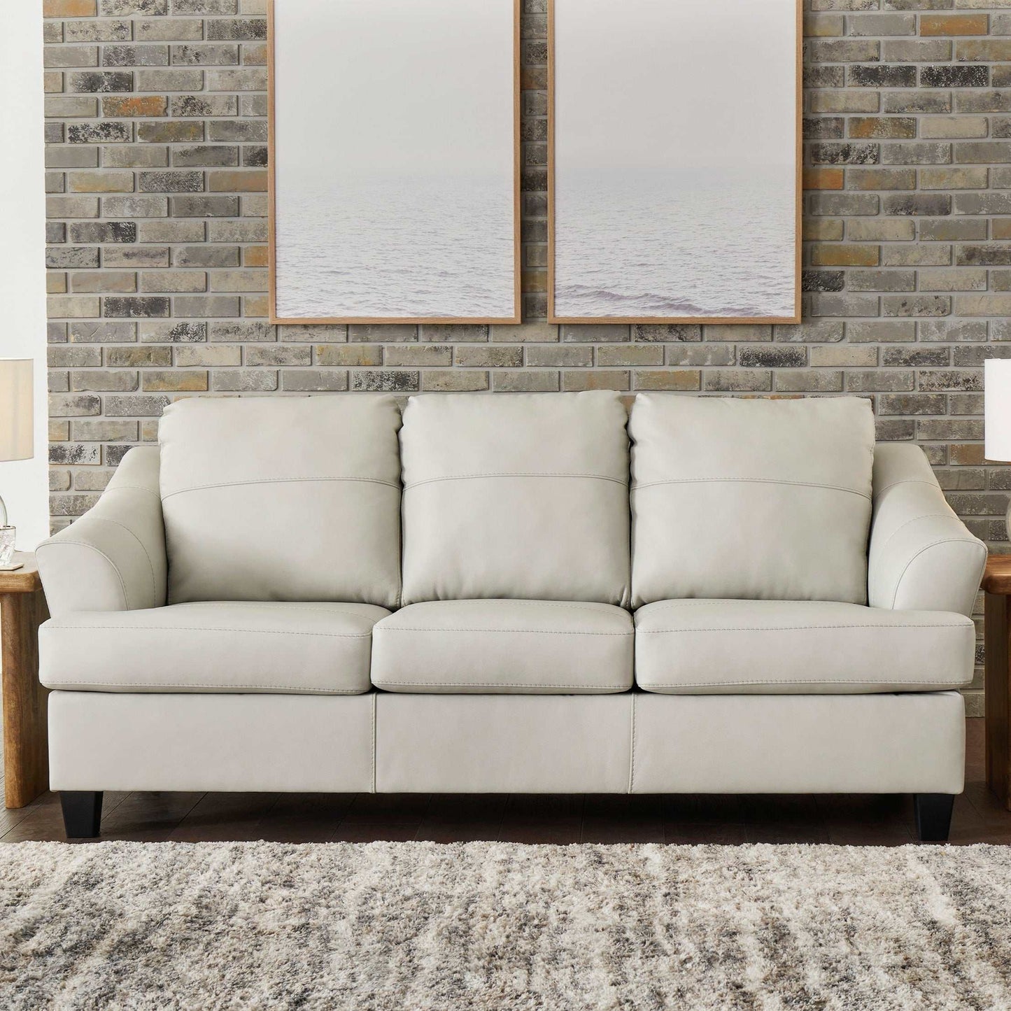 Genoa Leather Queen Sleeper Sofa