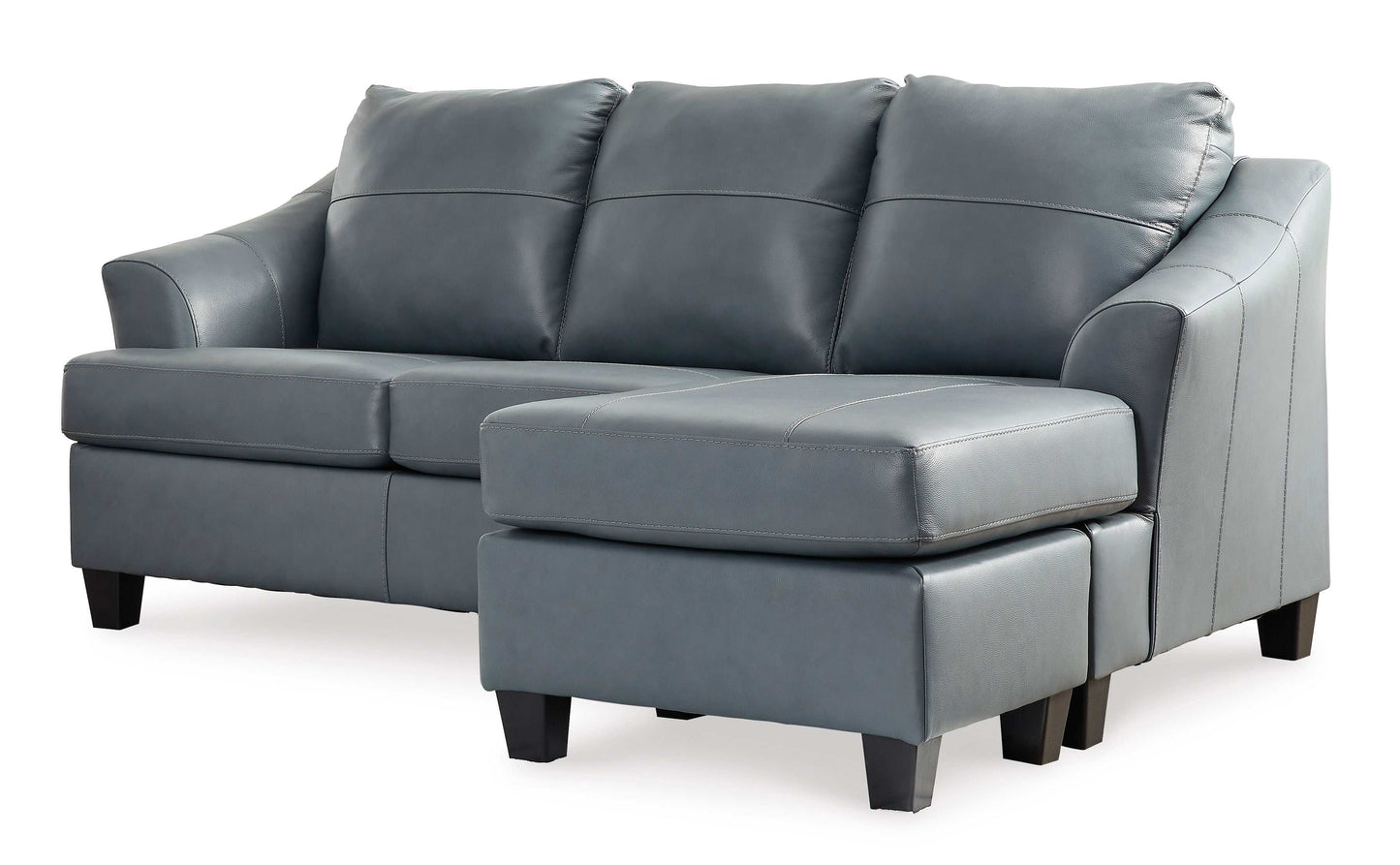 Genoa Leather L Shape RAF Chaise Sofa