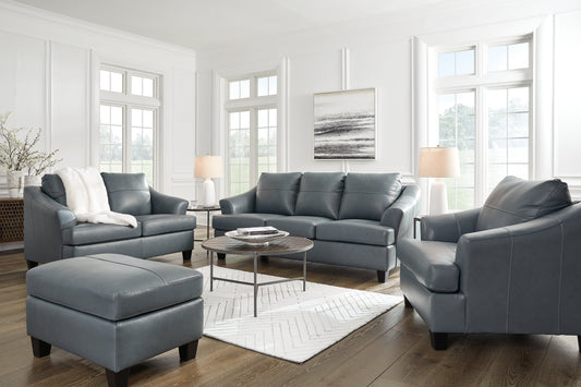 Genoa Steel Sofa, Loveseat, Oversized Chair and Ottoman