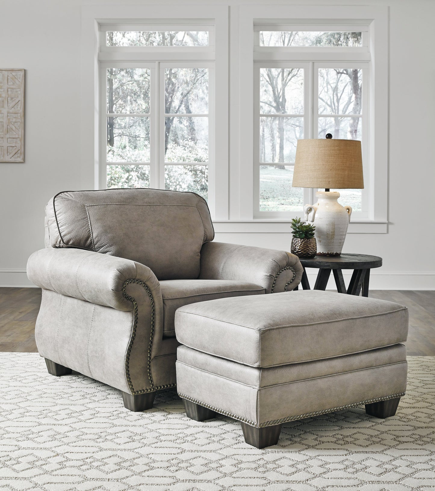 Olsberg Steel Sofa, Chair and Ottoman