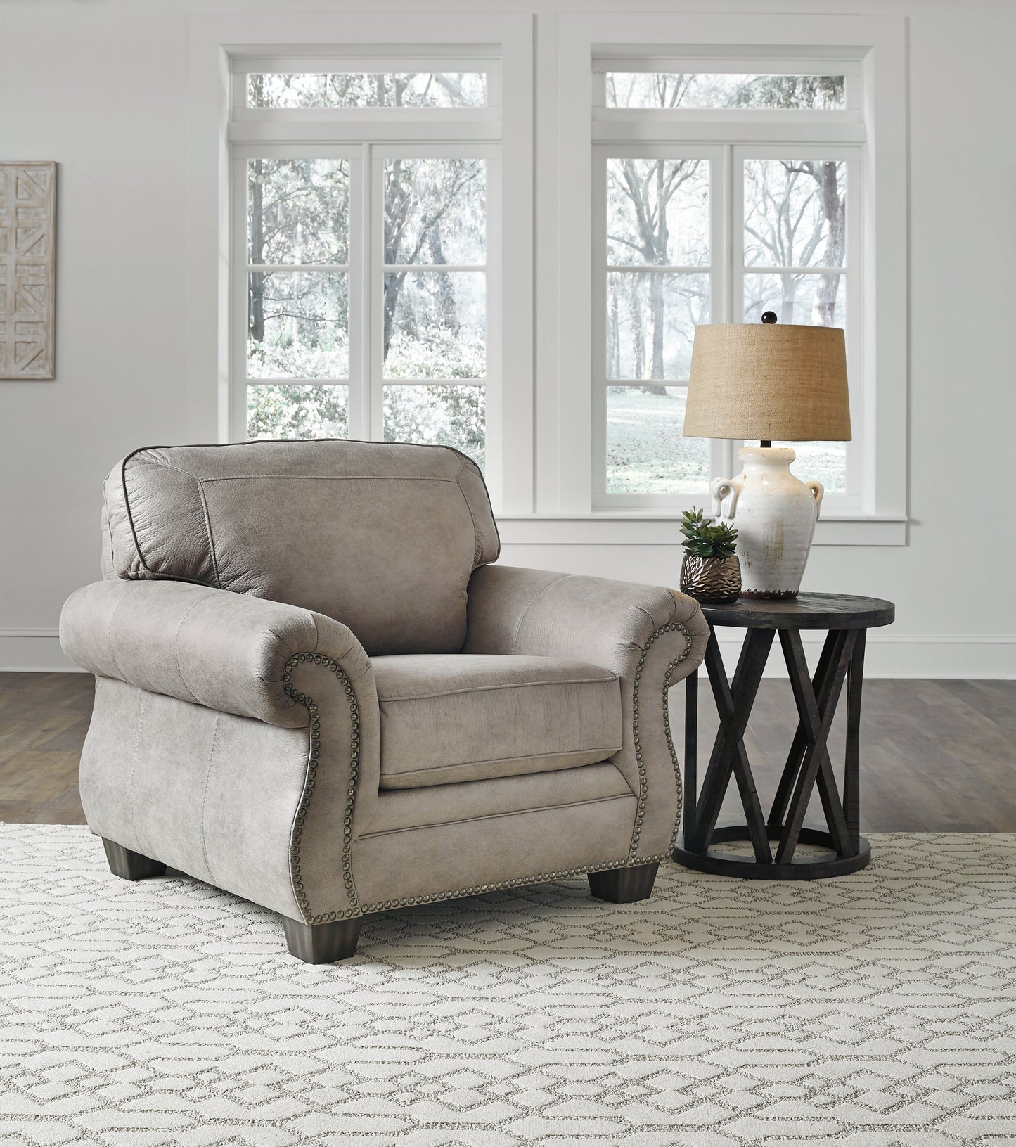 Olsberg Steel Sofa, Chair and Ottoman