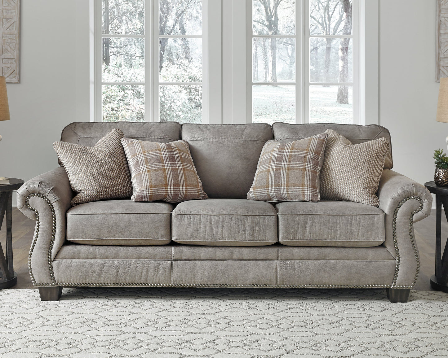 Olsberg Steel Sofa, Loveseat and Recliner