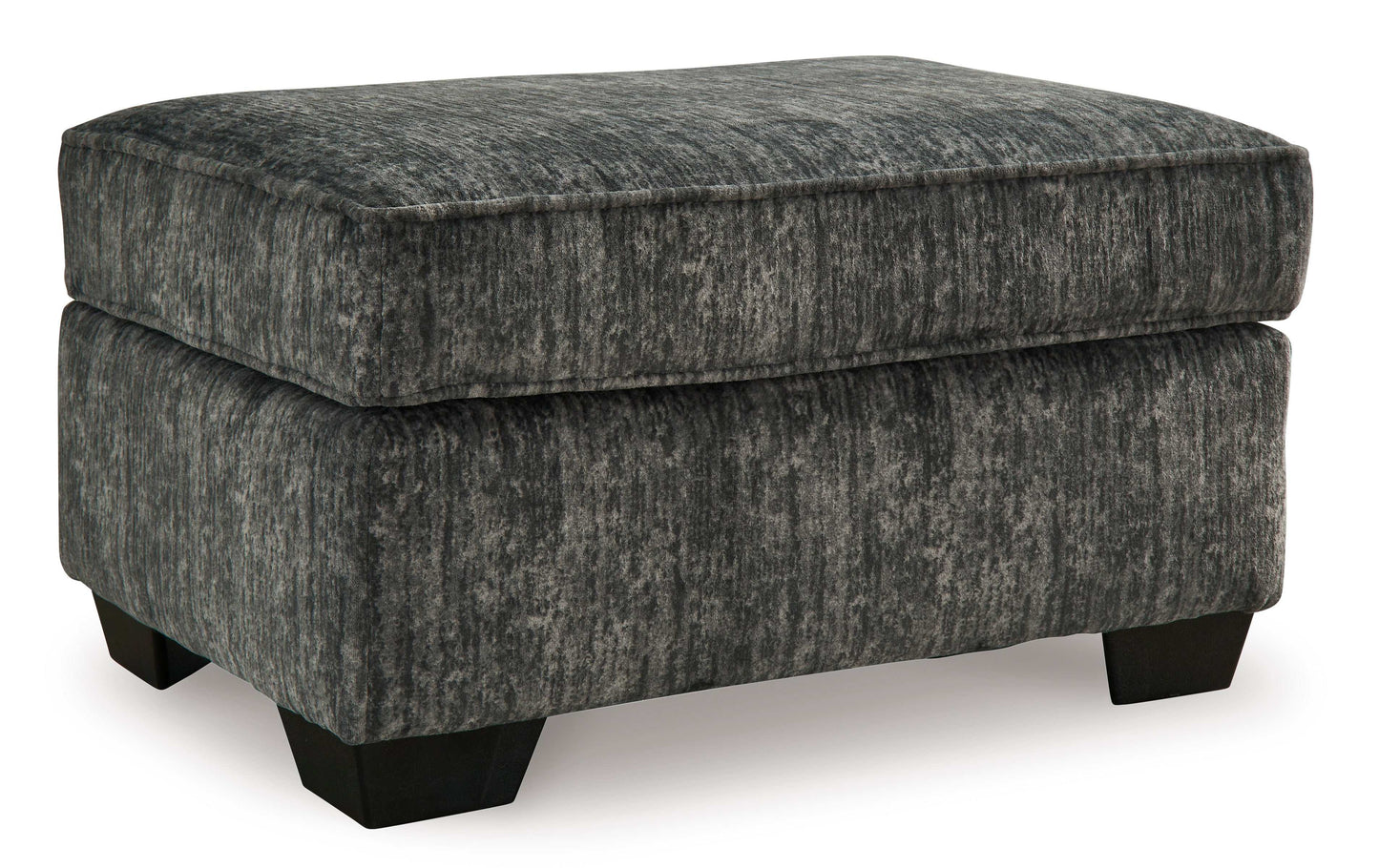 Lonoke Gunmetal Ottoman