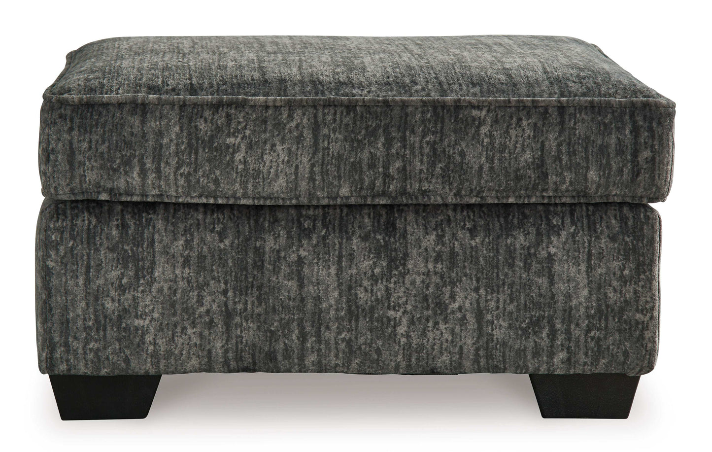 Lonoke Gunmetal Ottoman
