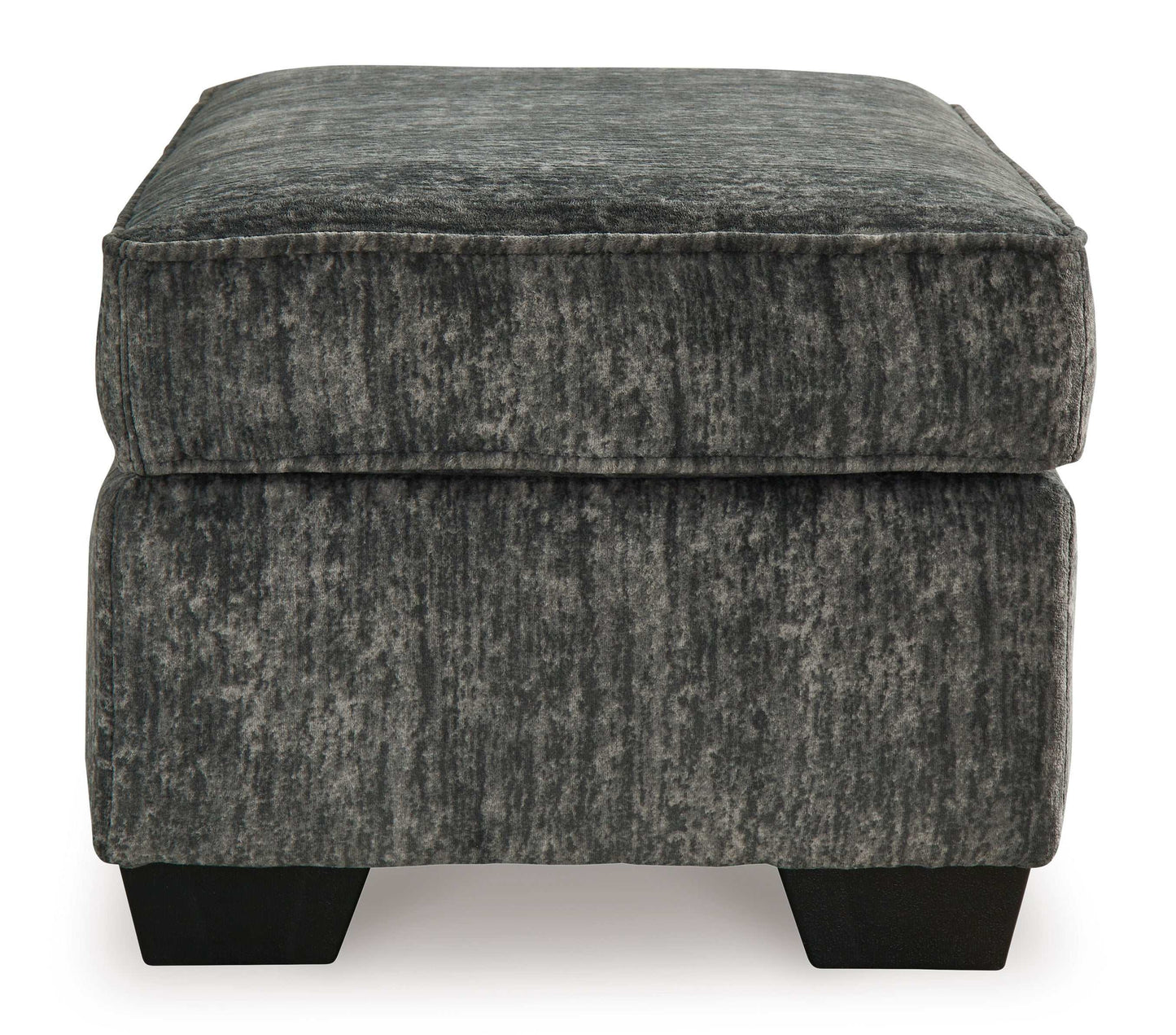 Lonoke Gunmetal Ottoman