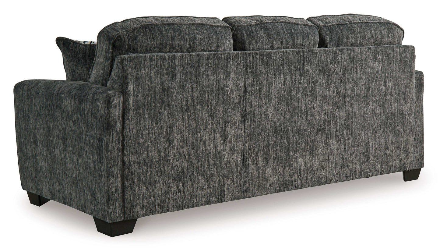 Lonoke Gunmetal Living Room Set / 2pc