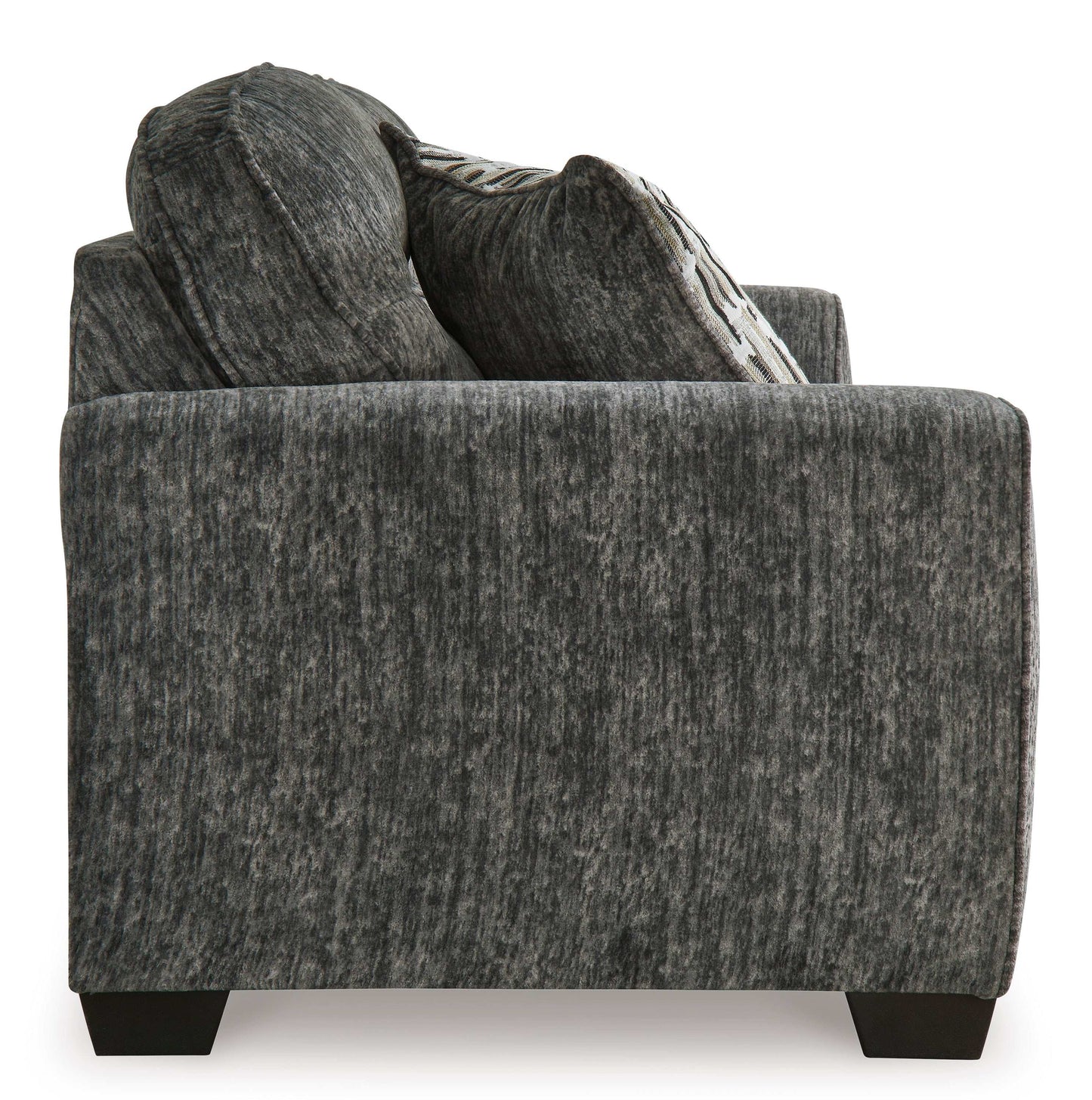 Lonoke Gunmetal Living Room Set / 2pc