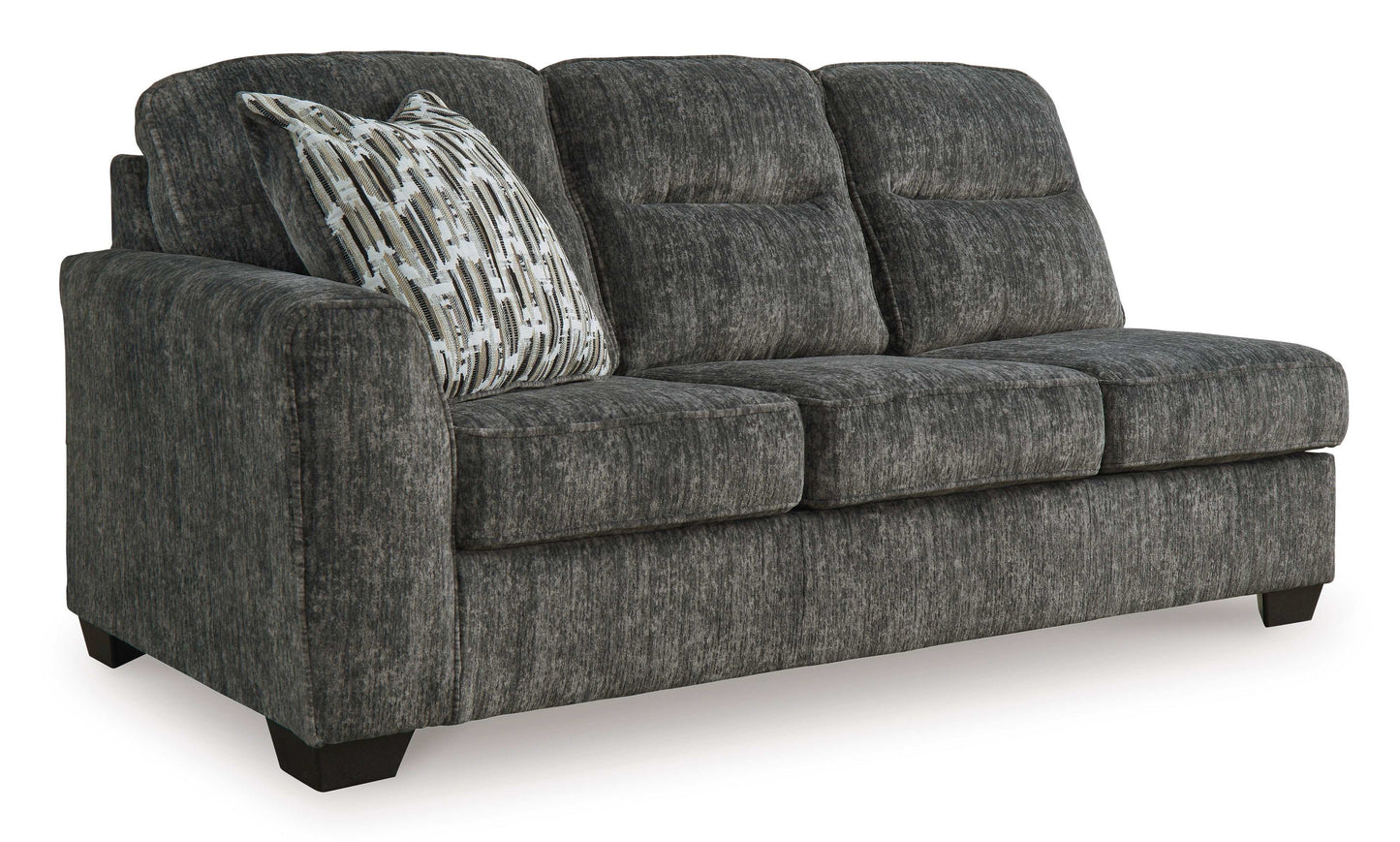 Lonoke Gunmetal 2pc RAF Chaise Sectional