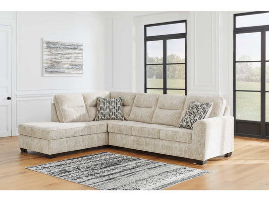 Lonoke Parchment 2pc LAF Chaise Sectional