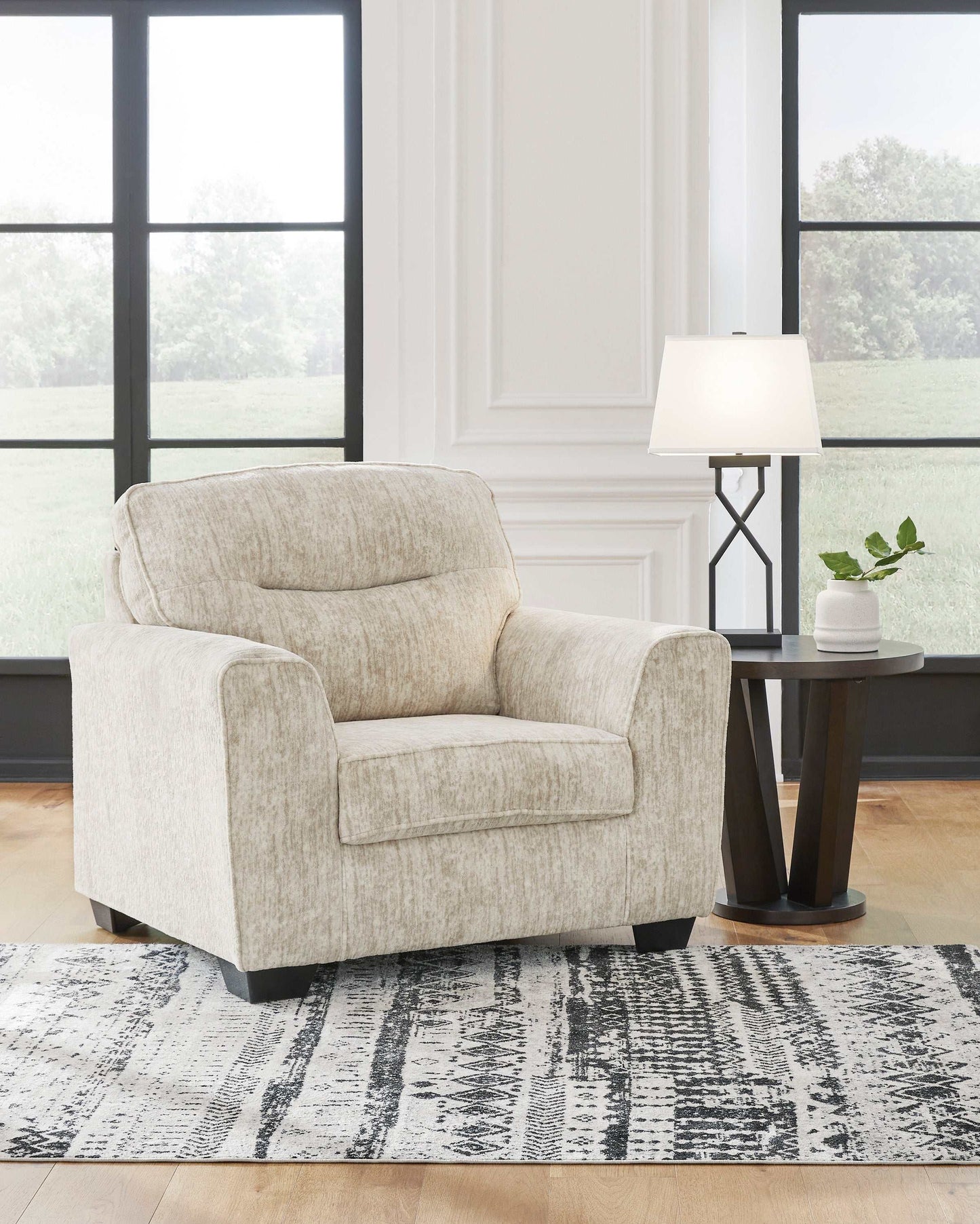 Lonoke Parchment Oversized Chair