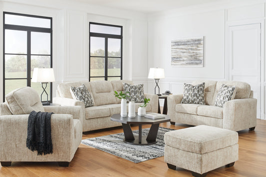 Lonoke Beige Sofa, Loveseat, Oversized Chair and Ottoman