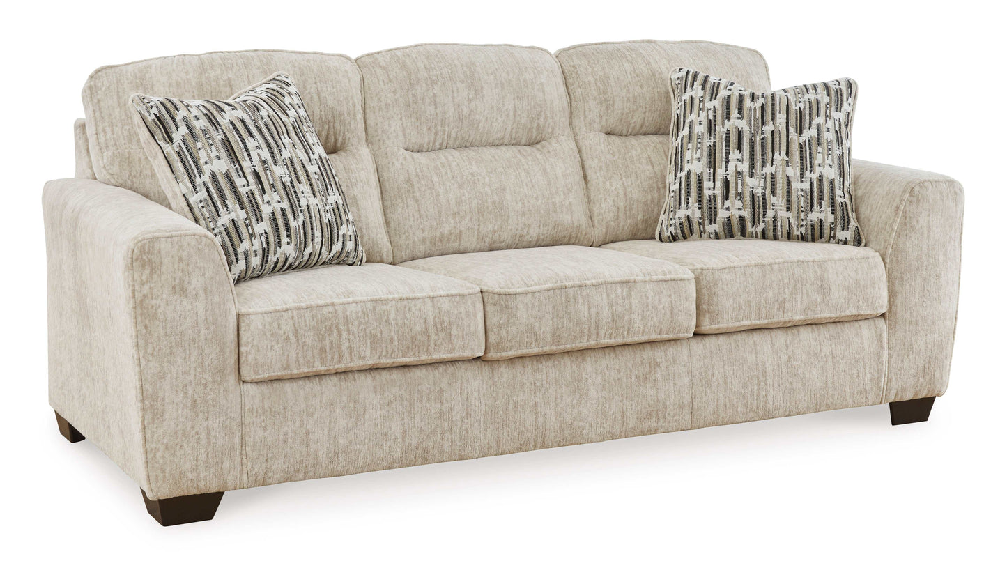 Lonoke Parchment Living Room Set / 2pc