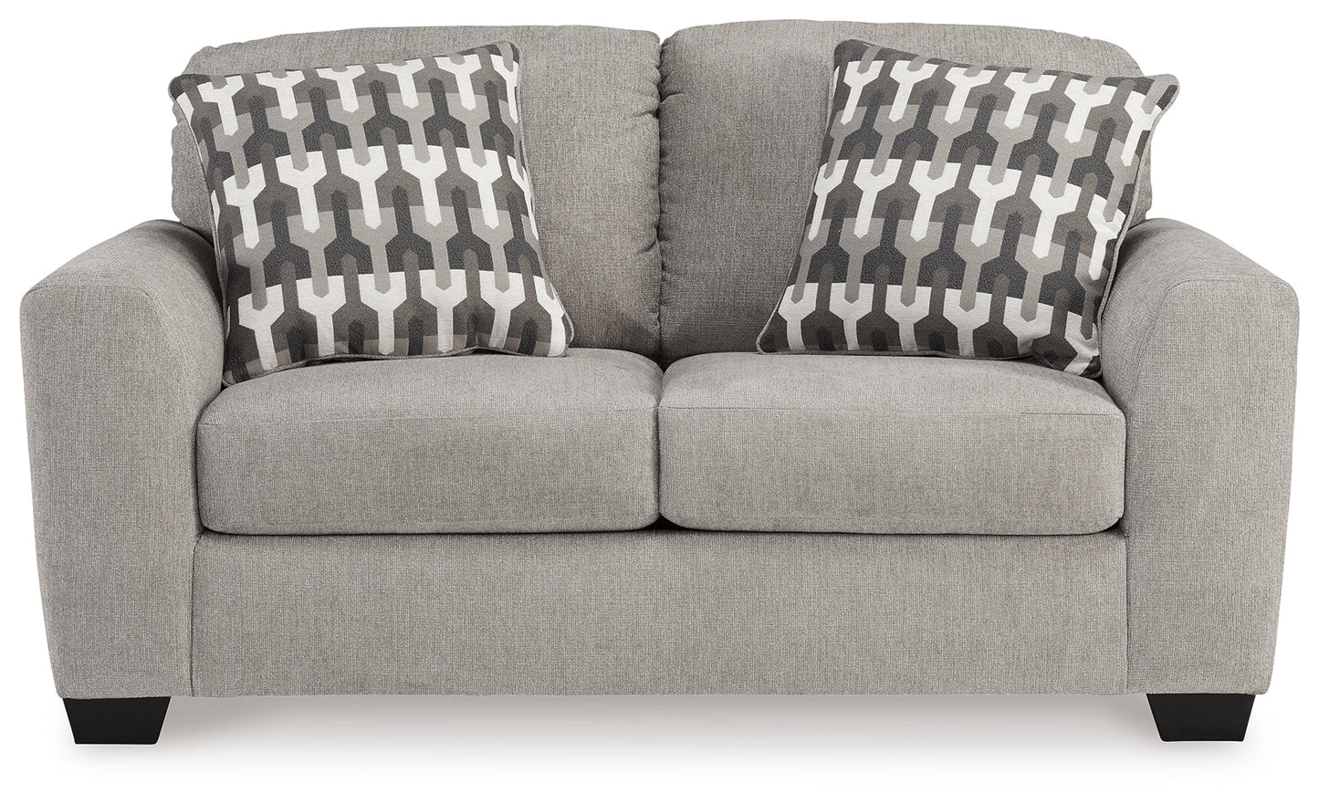 Avenal Park Gray Loveseat