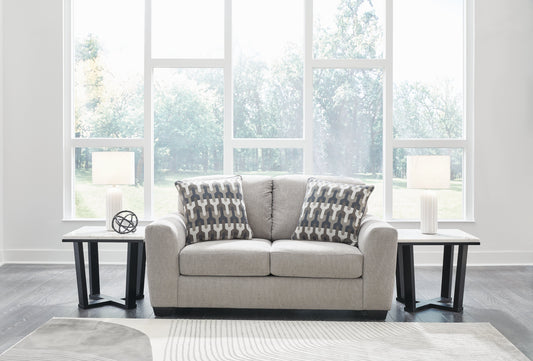 Avenal Park Gray Loveseat