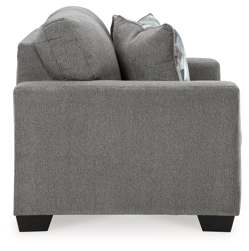 Deltona Graphite Loveseat