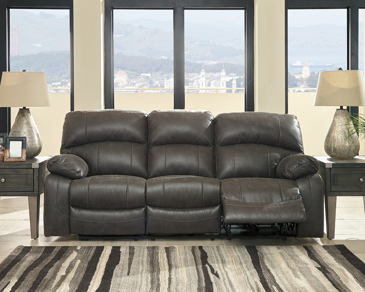 Dunwell Steel Power Reclining Sofa with Power Recliner