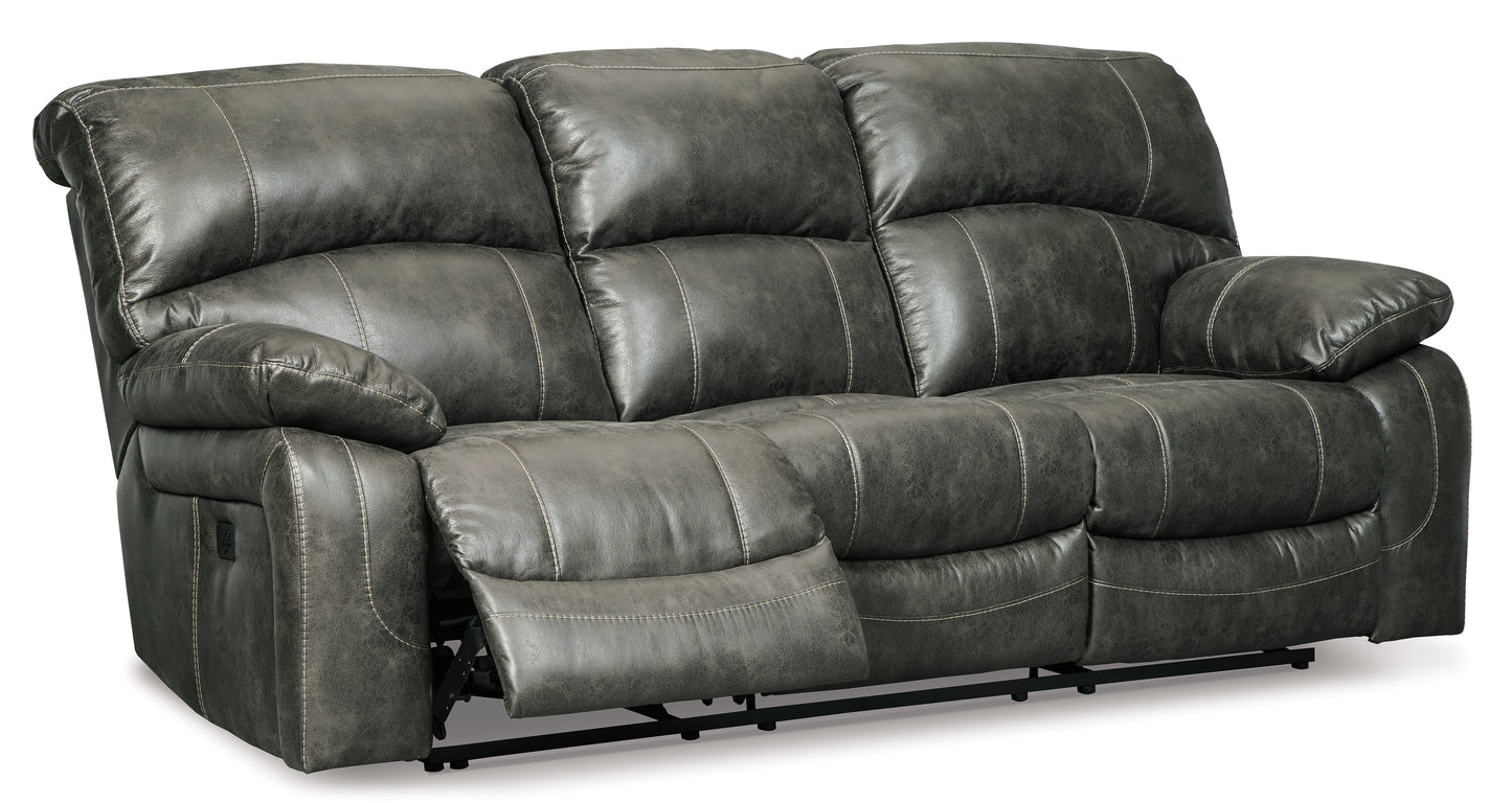 Dunwell Steel Power Reclining Sofa and Loveseat with Power Recliner