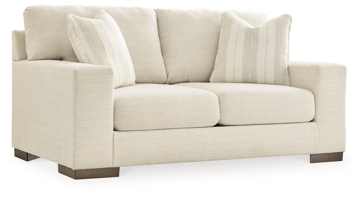 Maggie Birch Sofa, Loveseat and Ottoman