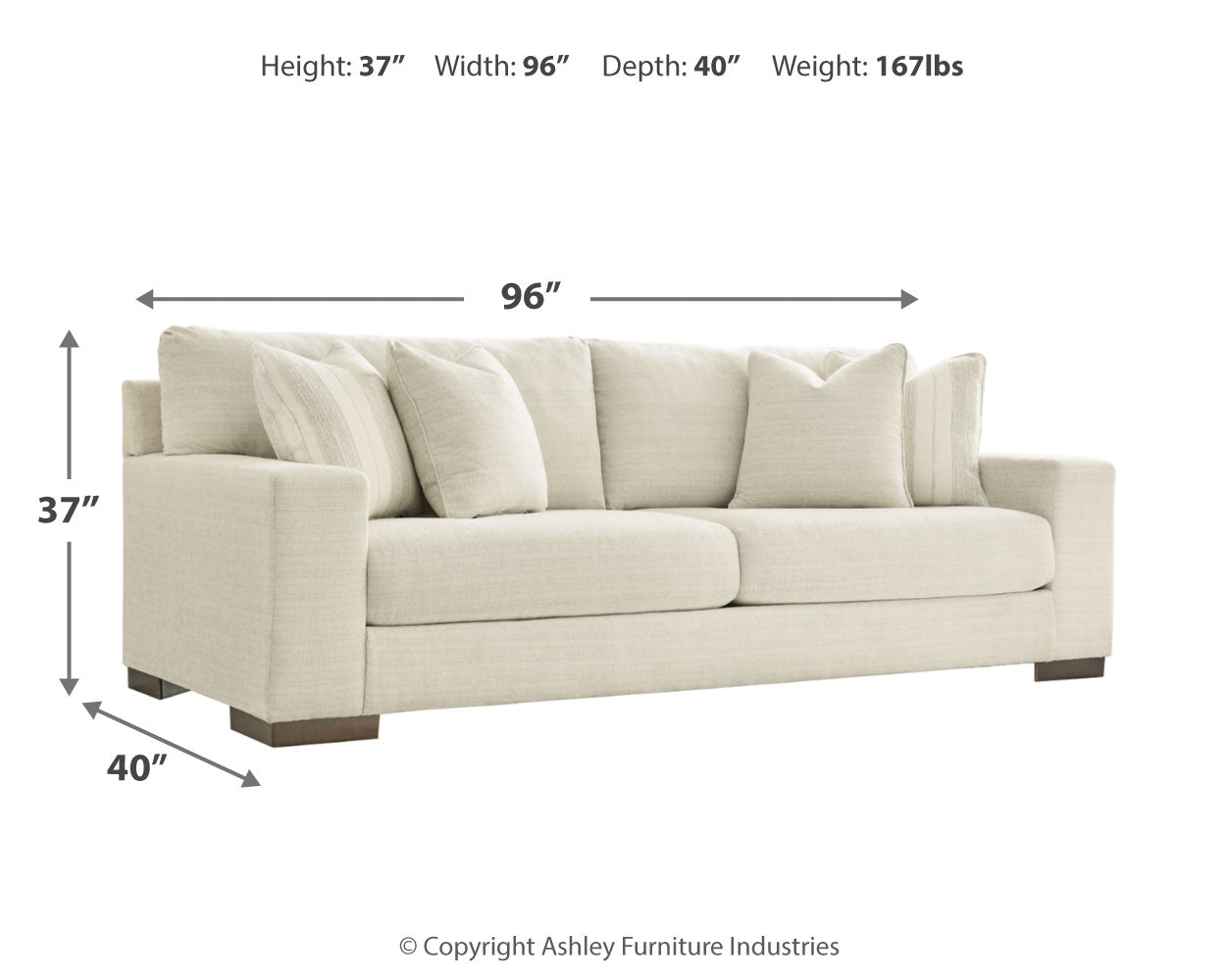 Maggie Birch Sofa, Loveseat and Ottoman