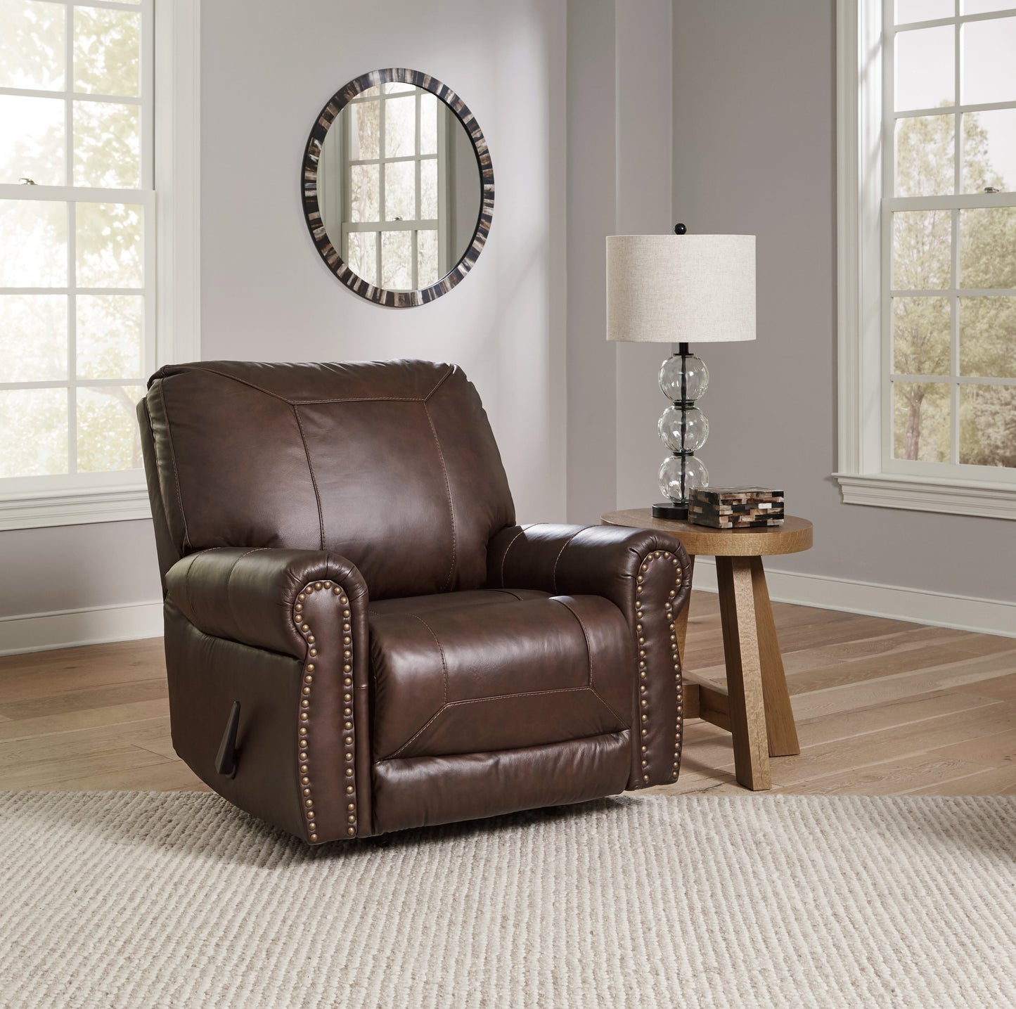 Colleton Brown Sofa and Recliner