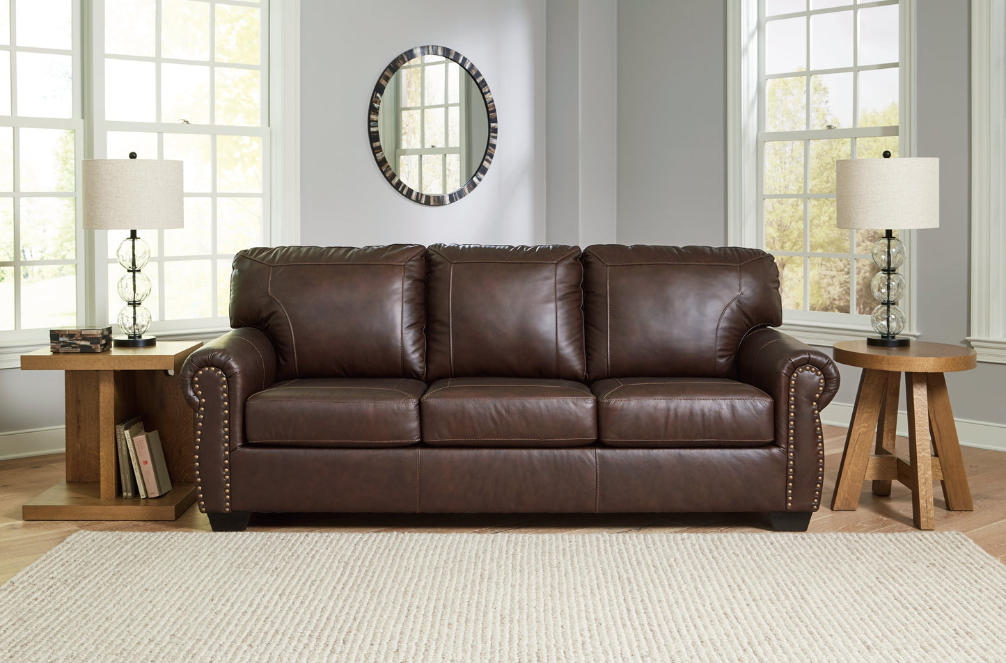 Colleton Brown Sofa and Recliner