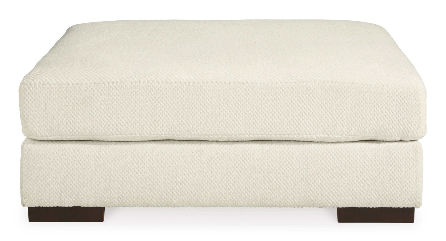 Zada Ivory 4pc RAF Chaise Sectional