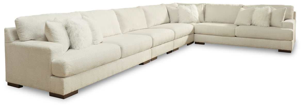 Zada Ivory 5pc Sectional