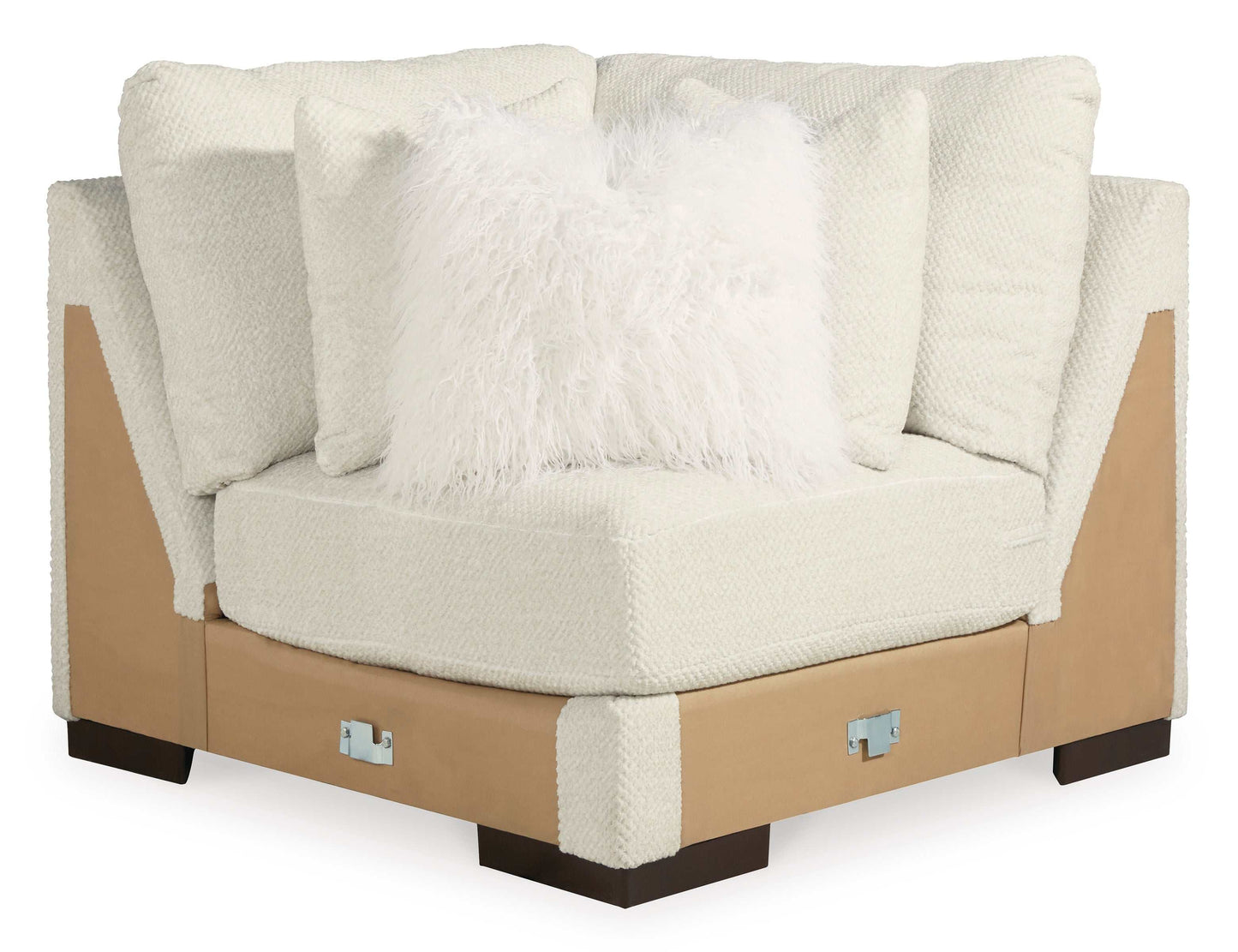 Zada Ivory 6pc LAF Chaise Sectional