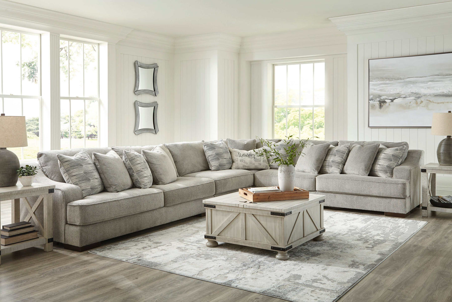 Bayless Smoke 4pc Sectional