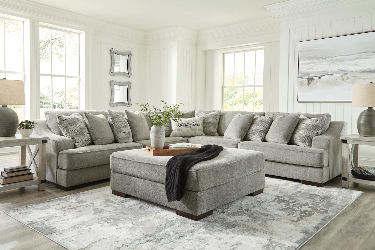 Bayless Smoke 3pc Symmetrical Sectional