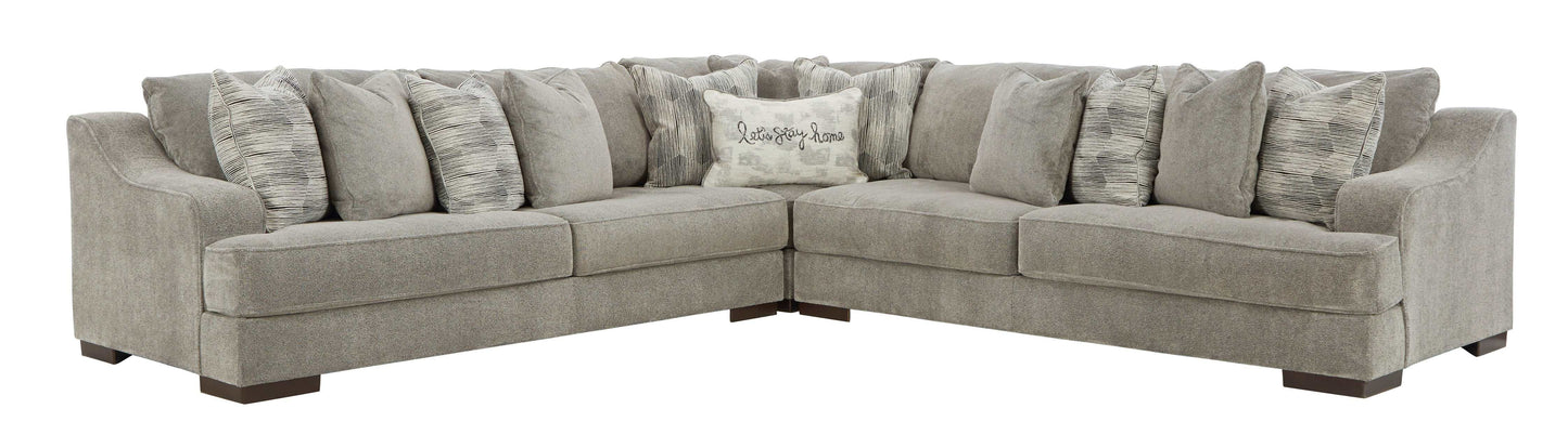 Bayless Smoke 3pc Symmetrical Sectional