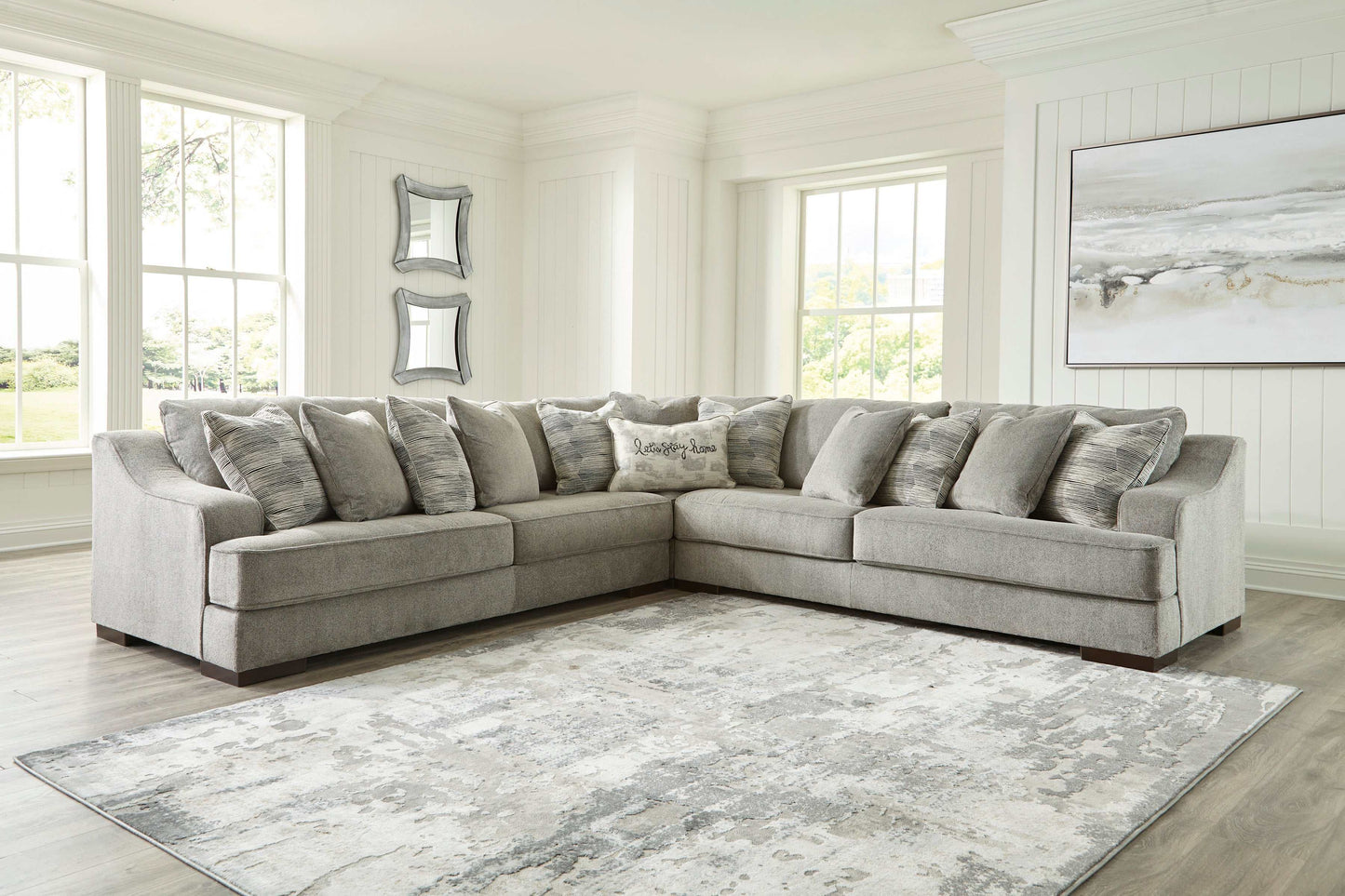 Bayless Smoke 3pc Symmetrical Sectional