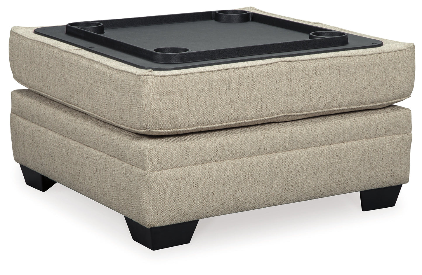 Luxora Bisque Ottoman With Storage