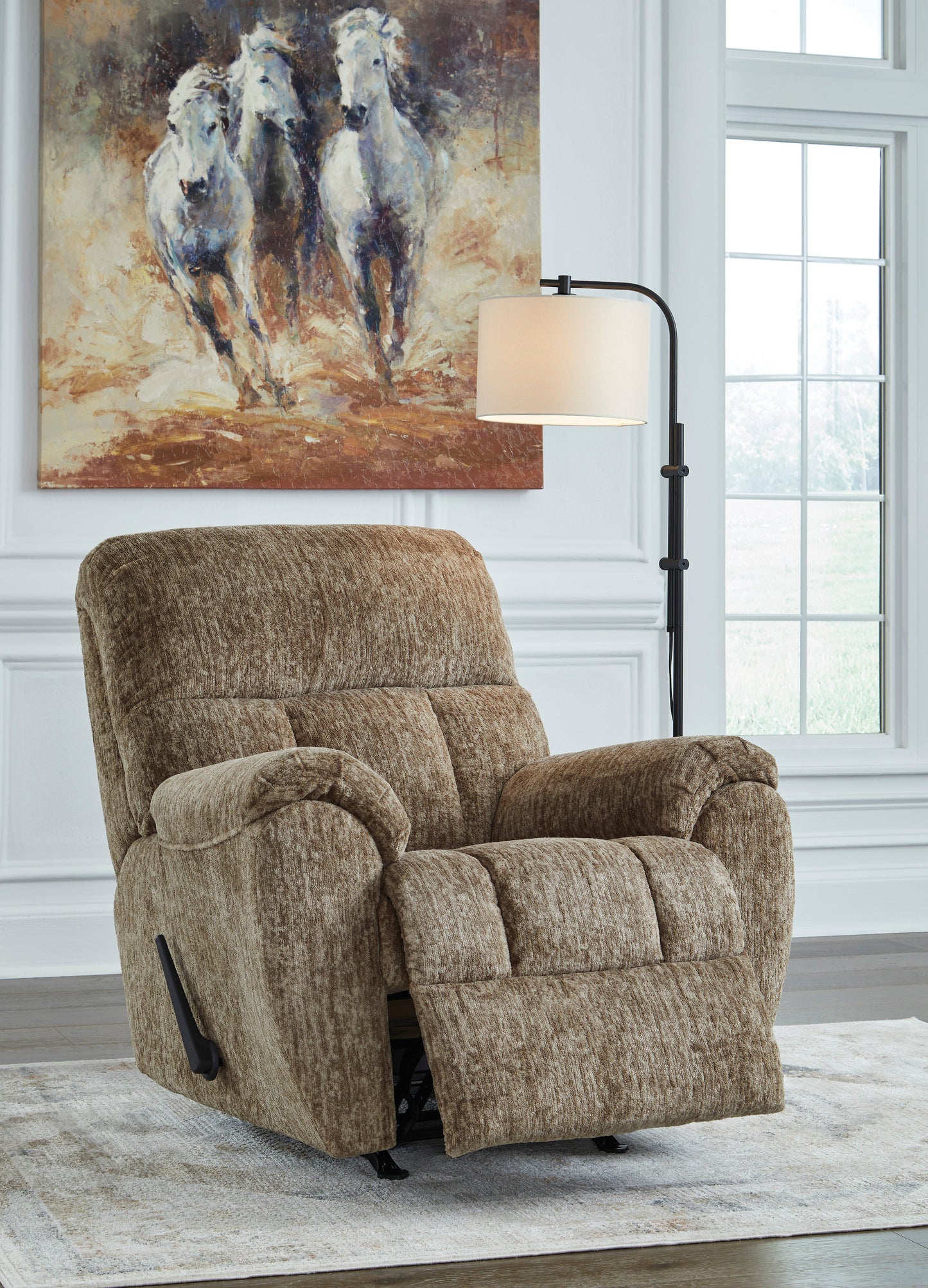 Stayfish Taupe Rocker Recliner - Ornate Home