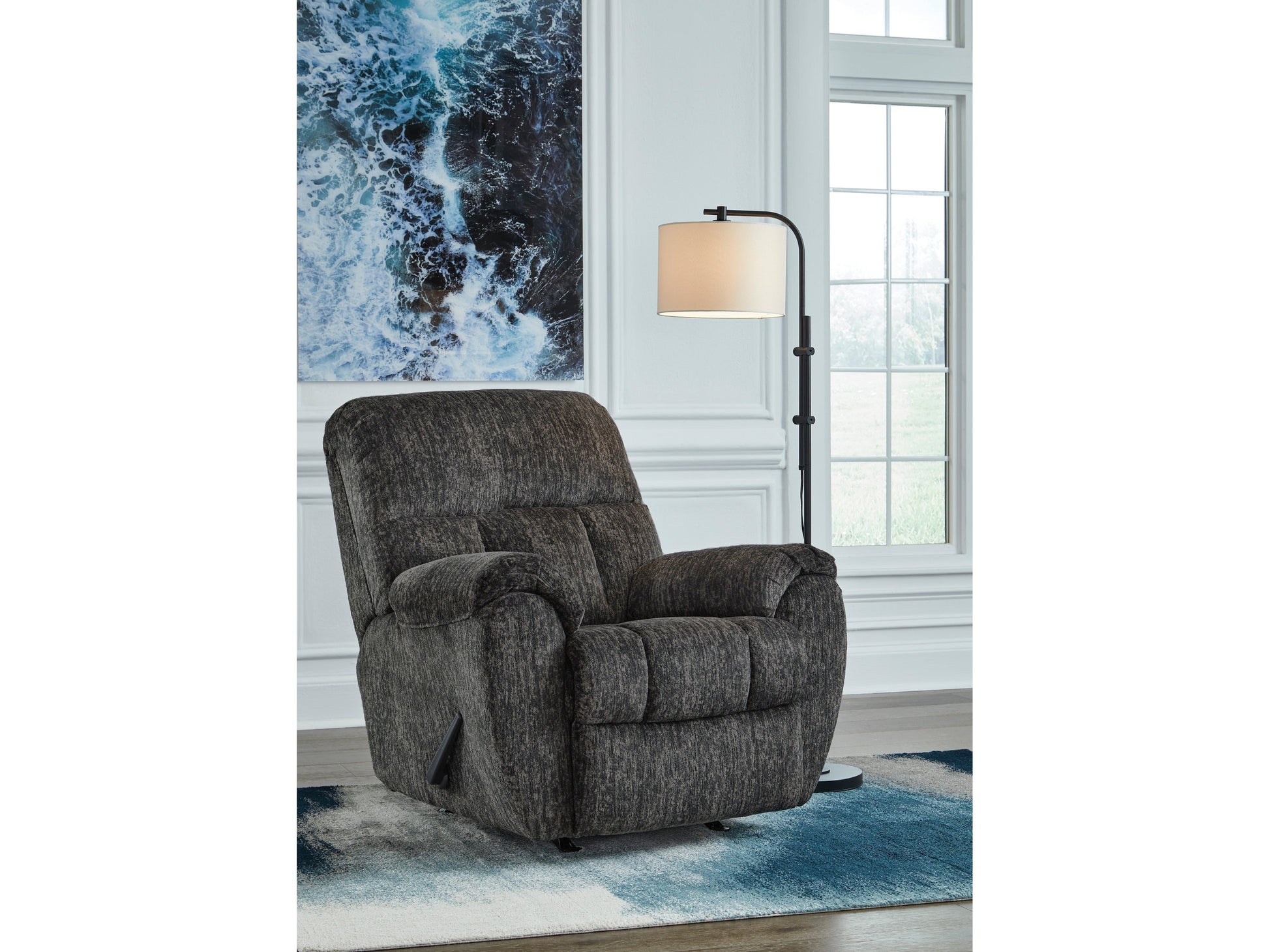 Stayfish Gunmetal Rocker Recliner - Ornate Home