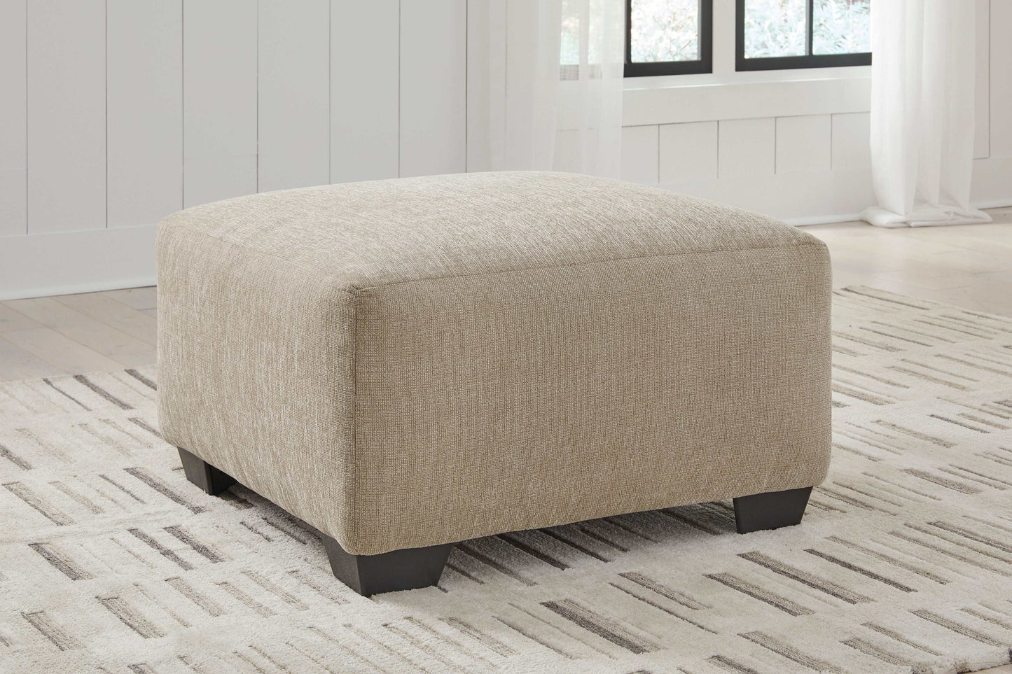 Brogan Bay Cork Oversized Accent Ottoman