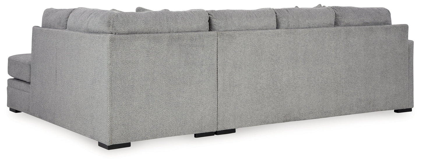 Casselbury Cement 2-Piece Sectional with Chaise