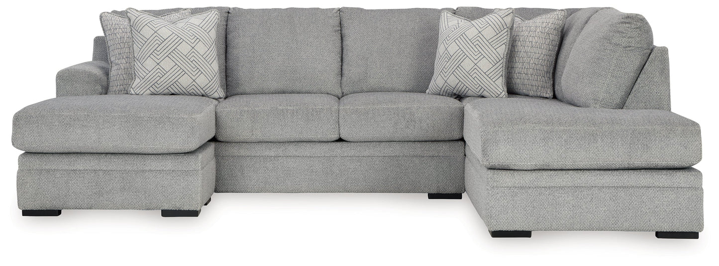 Casselbury Cement 2-Piece Sectional with Chaise