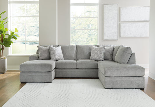 Casselbury Cement 2-Piece Sectional with Chaise