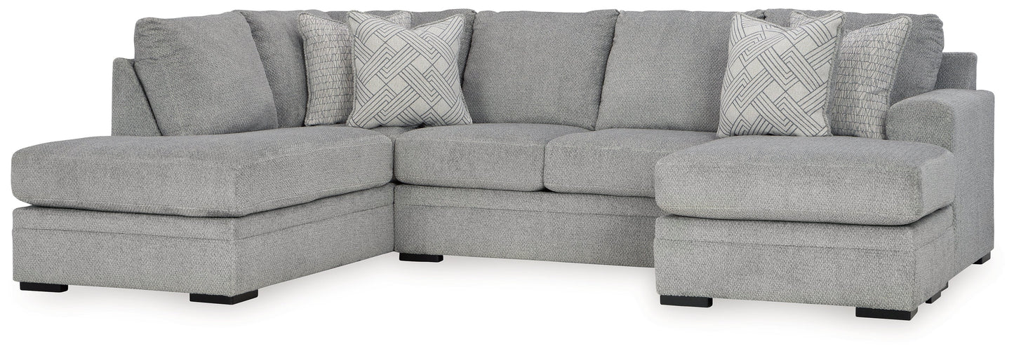 Casselbury Cement 2pc Sectional with Chaise