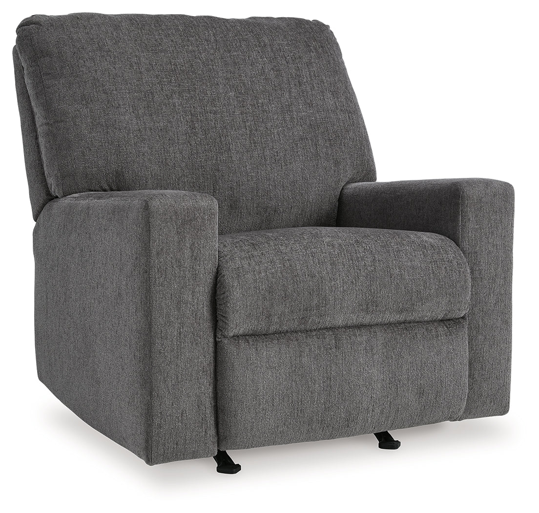 Rannis Pewter Full Sofa Sleeper and Recliner