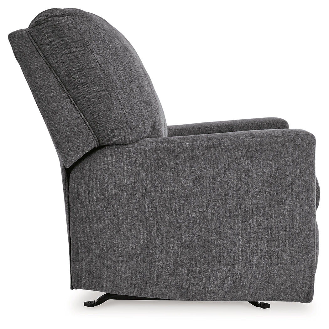 Rannis Pewter Full Sofa Sleeper and Recliner