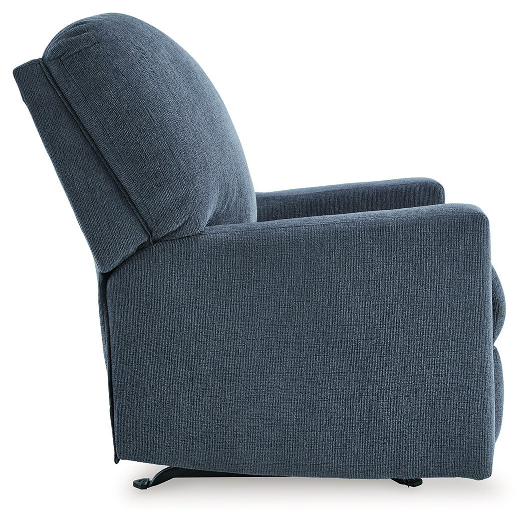 Rannis Navy Recliner