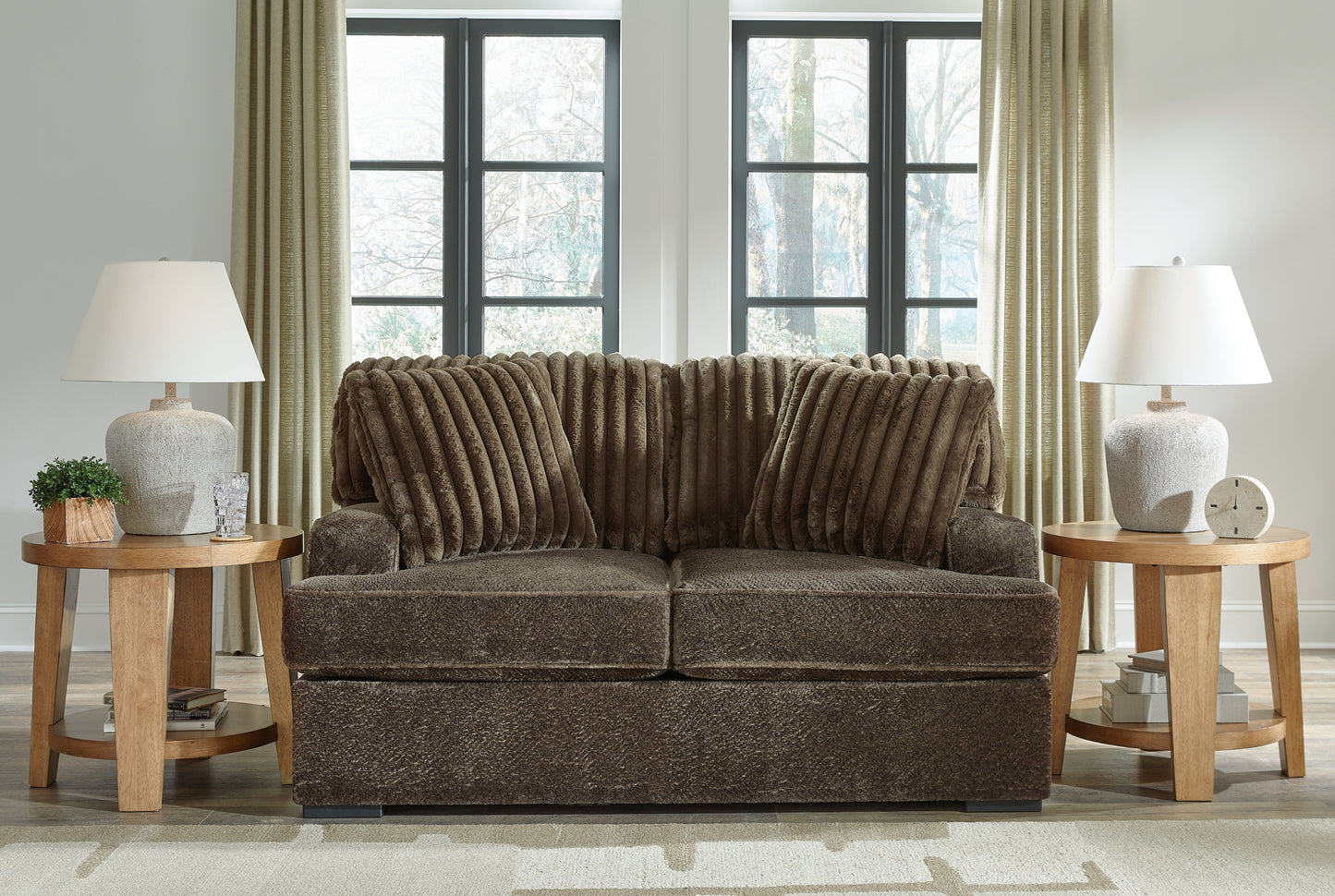 Aylesworth Brown Loveseat