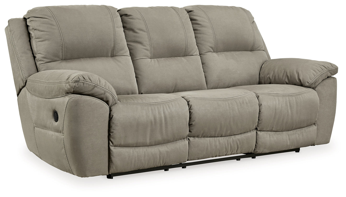 Next-Gen Gaucho Putty Reclining Sofa and Loveseat