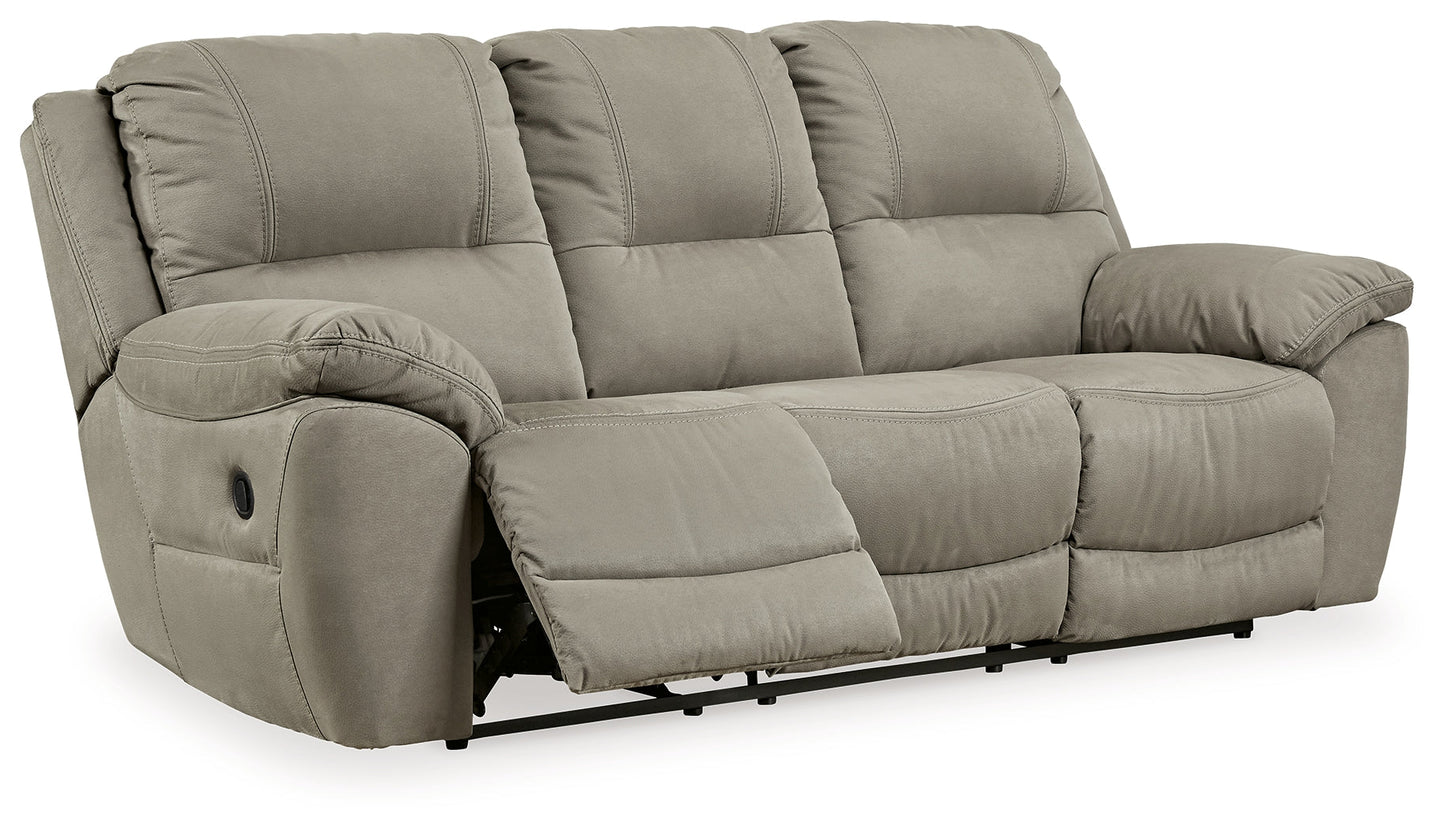 Next-Gen Gaucho Putty Reclining Sofa and Loveseat