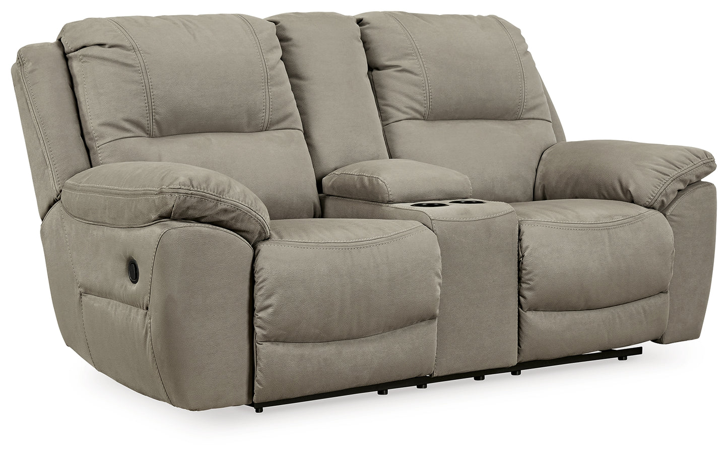 Next-Gen Putty Gaucho Reclining Loveseat with Console