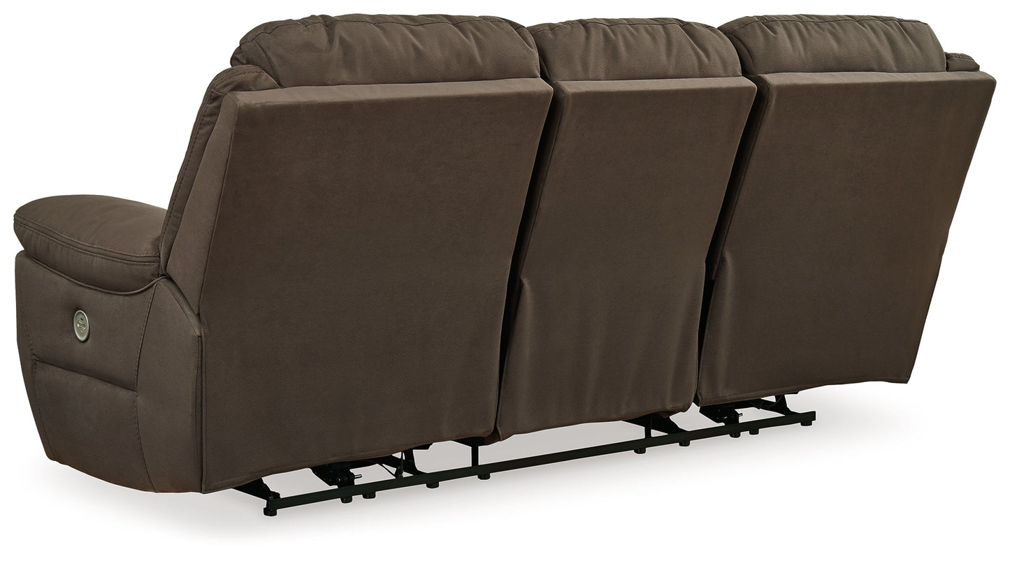 Next-Gen Gaucho Espresso Power Reclining Sofa and Loveseat