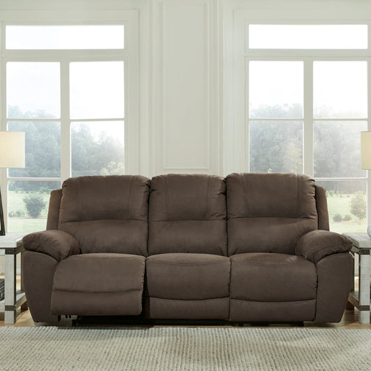 Next-Gen Gaucho Espresso Manual Reclining Sofa