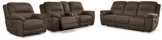 Next-Gen Gaucho Espresso Reclining Sofa, Loveseat and Recliner